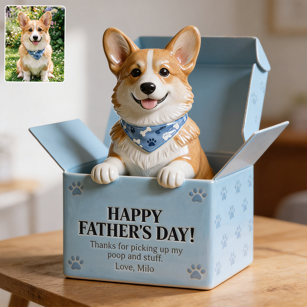 Fur Baby Father’s Day - Personalized Dog Custom Shaped Acrylic Plaque