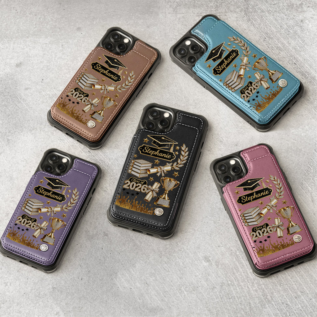 Graduation Gift - Personalized Graduation Wallet Phone Case