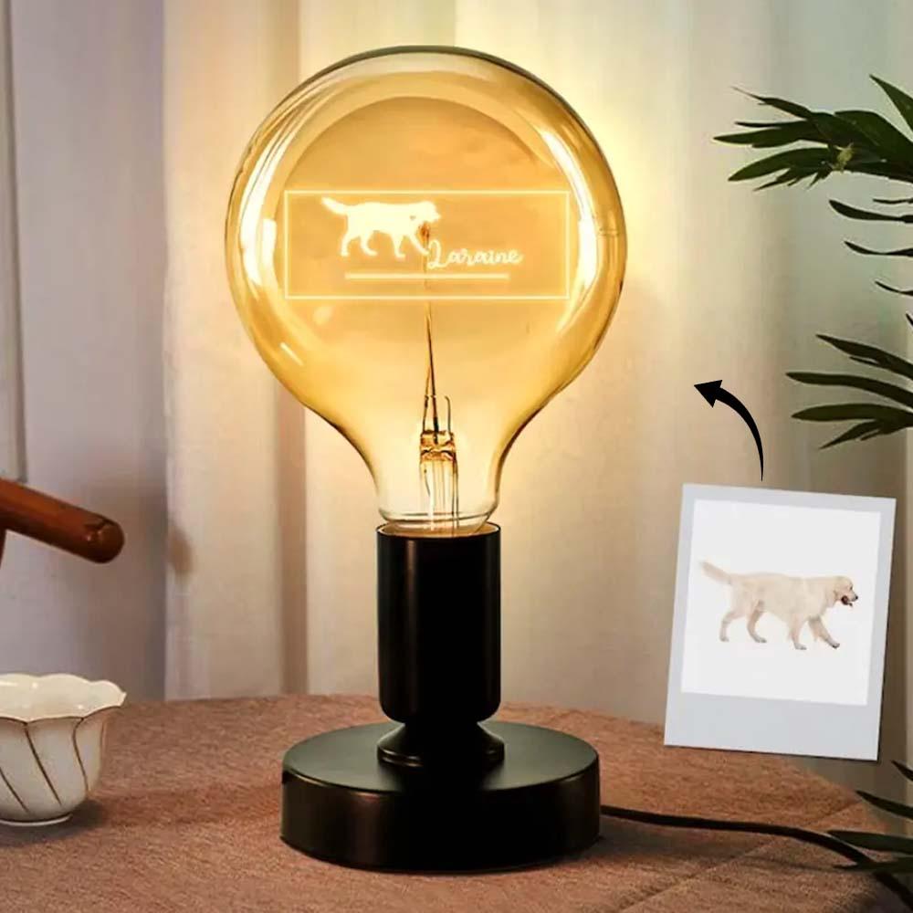 Any Photos - Personalized Dog Any Photo Light Bulbs Lamp