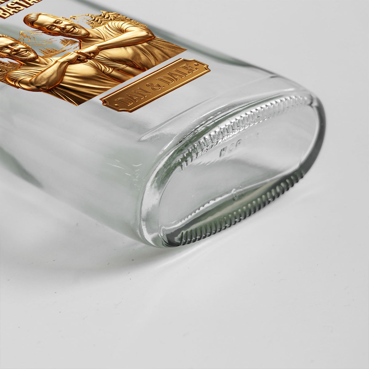 Custom Gift For Brother And Sister From Any Photo - Personalized Sibling Liquor Bottle