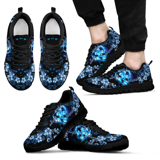Blue Puzzle Autism Awareness Sneakers 0622