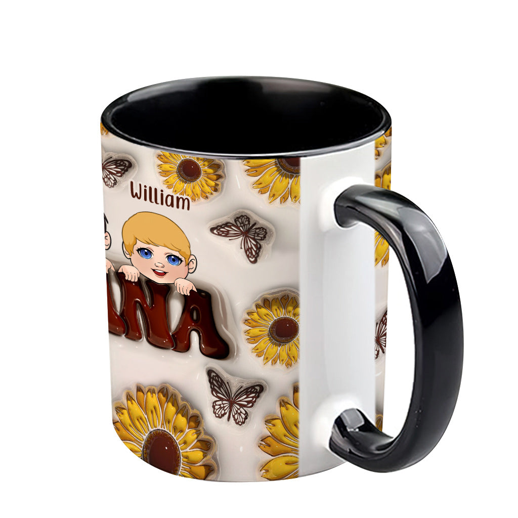Best Grandma/Nana/Mimi Ever - Gift for grandma - Personalized Accent Mug
