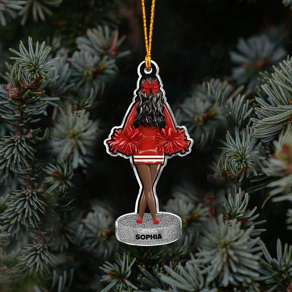 Best Cheerleader Of The Year - Personalized Cheerleading Ornament