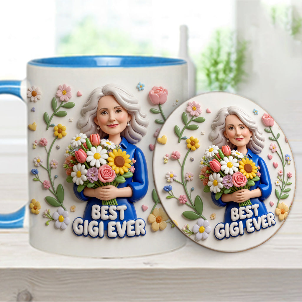 Custom Any Photo - Personalized Mother Accent Mug & Coaster