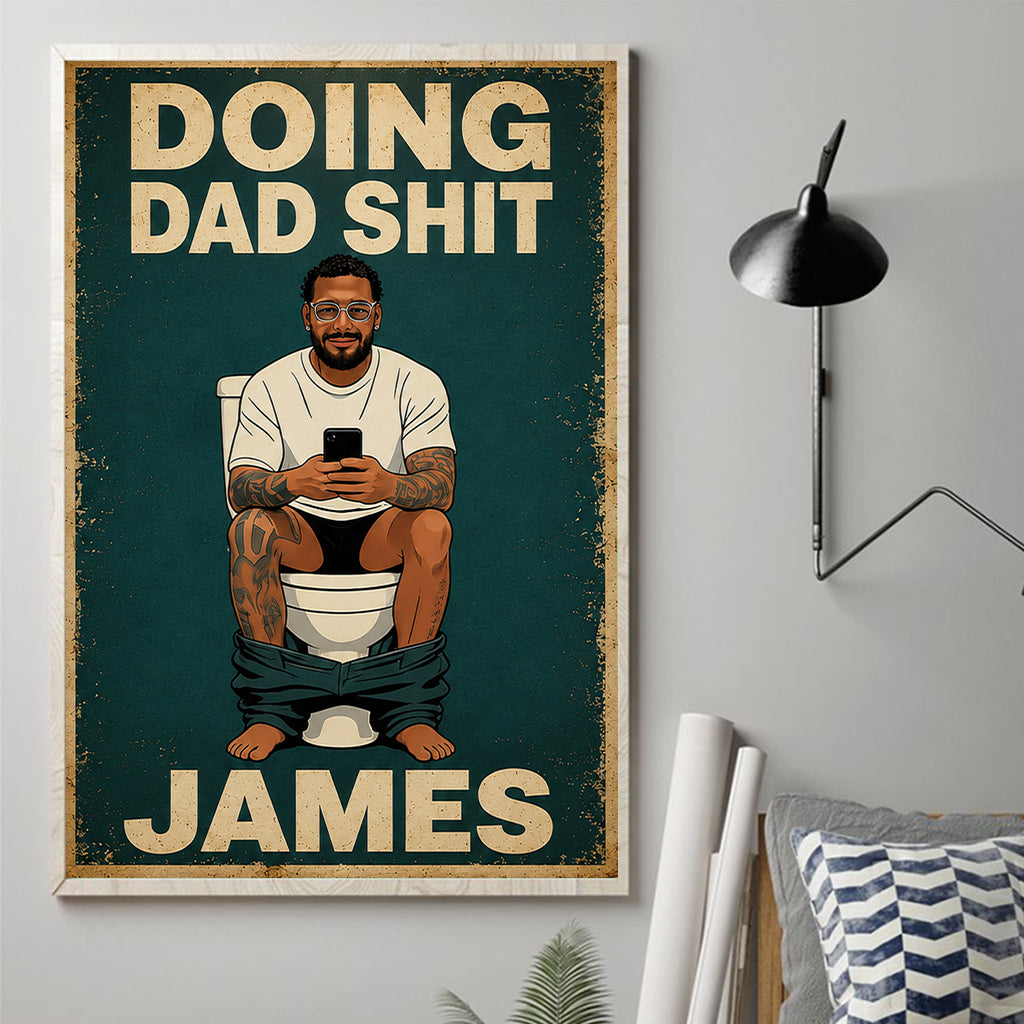 Best Time Of Day - Personalized Father Canvas And Poster