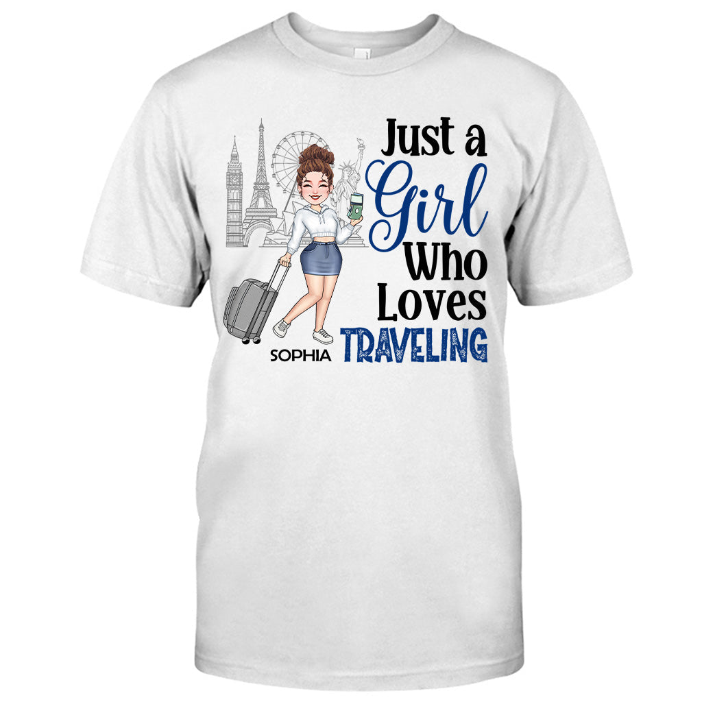 Just A Girl Who Loves Cruising - Personalized Cruising T-shirt & Hoodie