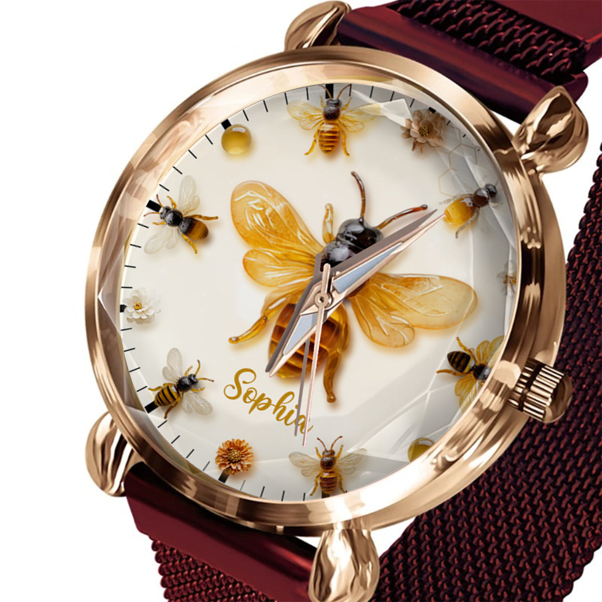 Just A Girl Who Loves Bees - Personalized Bee Women Hand Watch