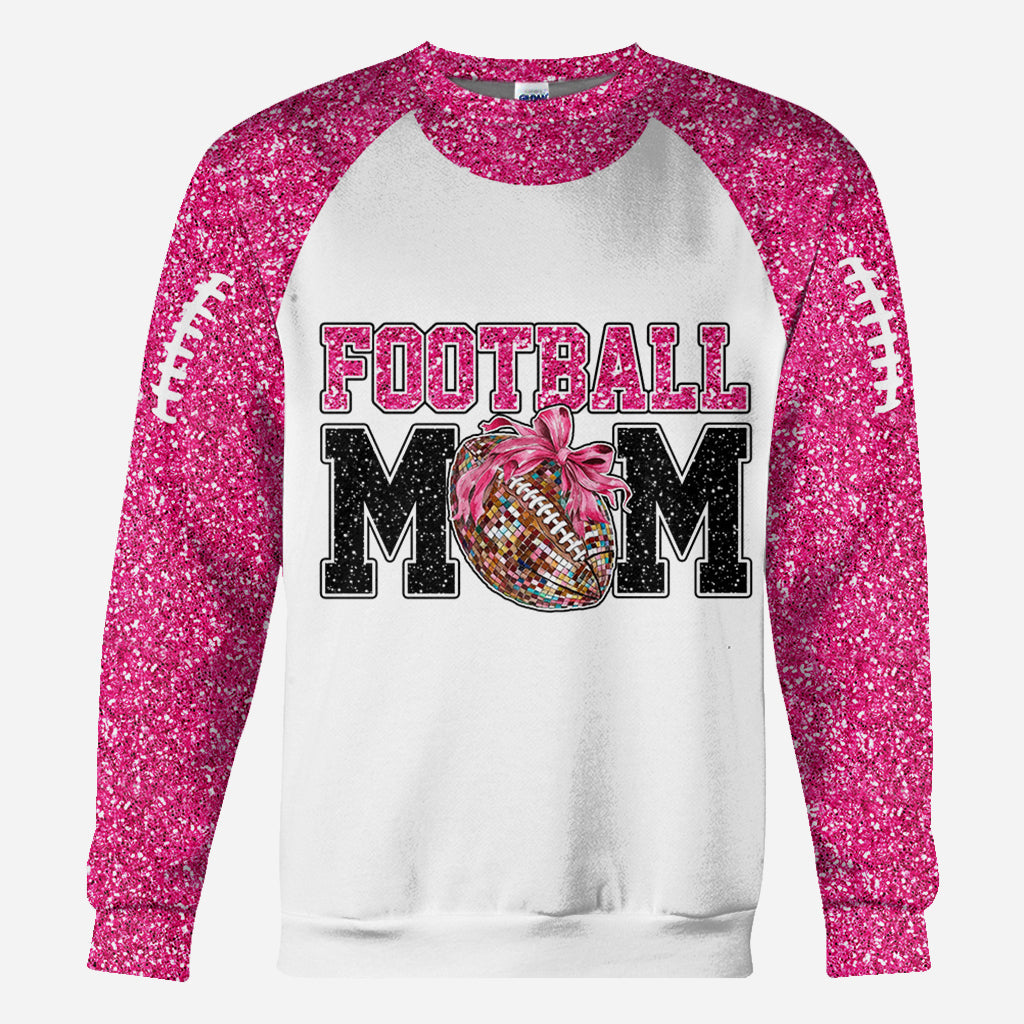 Football Mom Croquette - Personalized Football All Over Shirt
