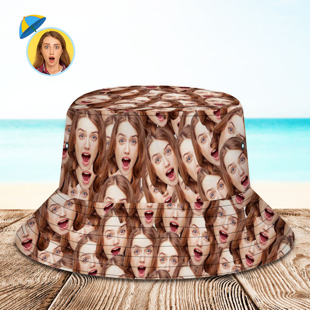 Custom Face Bucket Hat - Personalized Hat