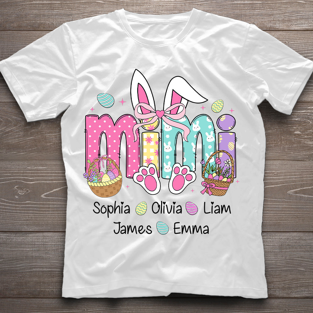 Easter Bunny - Personalized Grandma T-shirt And Hoodie