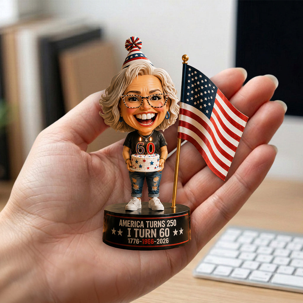 America Turns 250, Birthday Gift Idea - Personalized Birthday Premium 3D Figurine