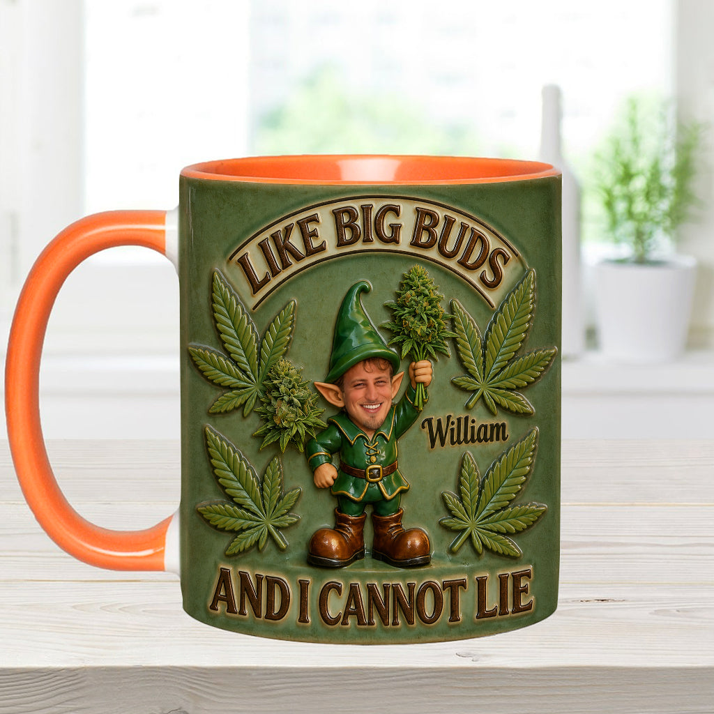 I Like Big Buds - Personalized Weed Accent Mug & Coaster