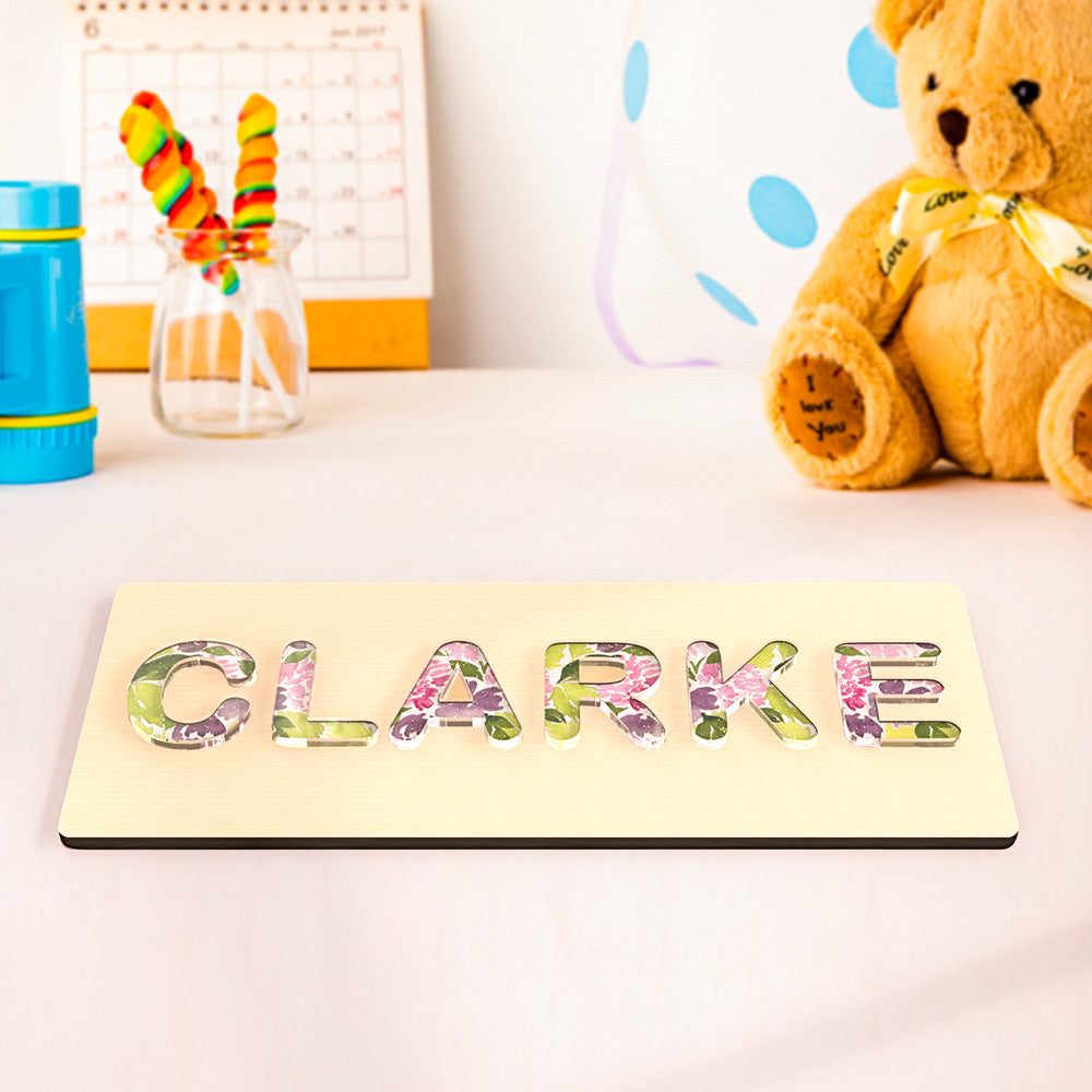 Baby Name Toy - Personalized Kid Name Puzzle