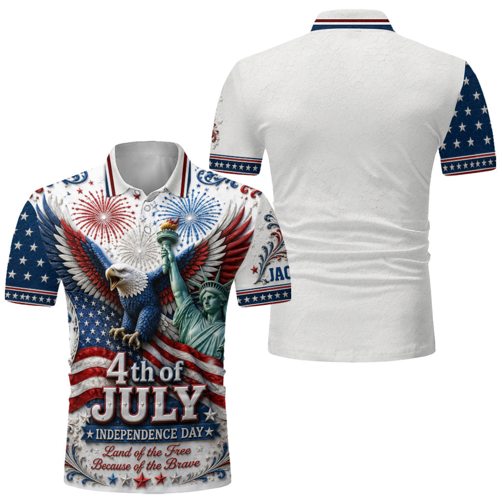 Independence Day, 4th Of July - Personalized Independence Day/ 4th of July Polo Shirt