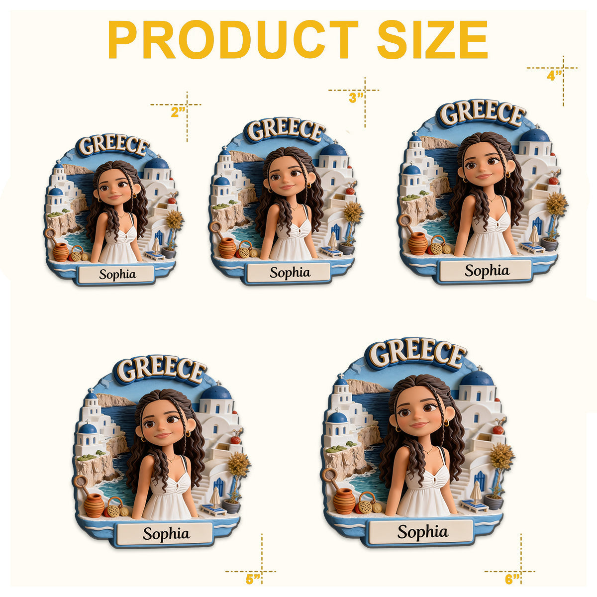 Just A Girl Who Loves Travelling - Personalized Travelling Magnet
