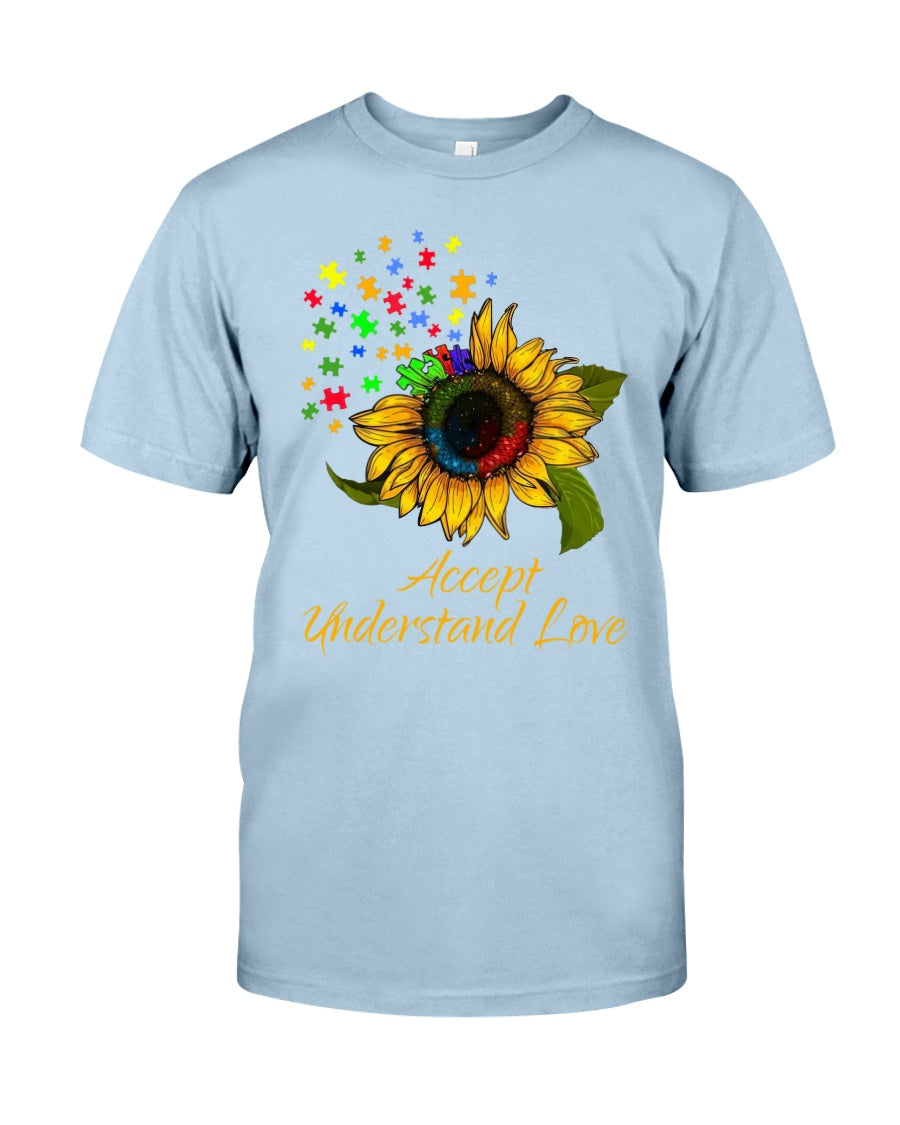 Autism Accept Understand Love - Autism Awareness T-shirt and Hoodie 0921