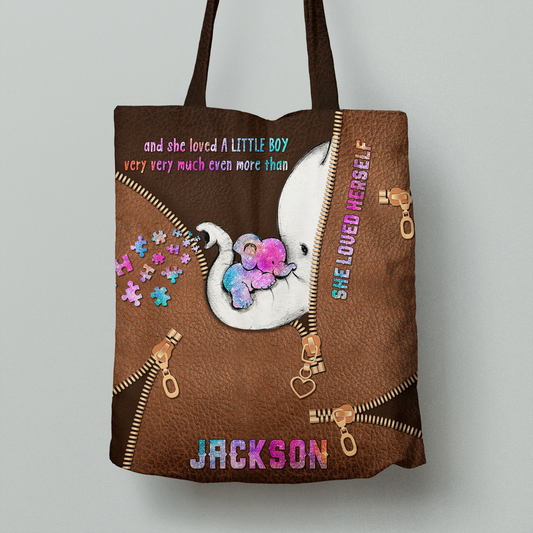 Autism Awareness : And She Loved A Little Boy Very Very Much Even More Than - Tote Bag 0921