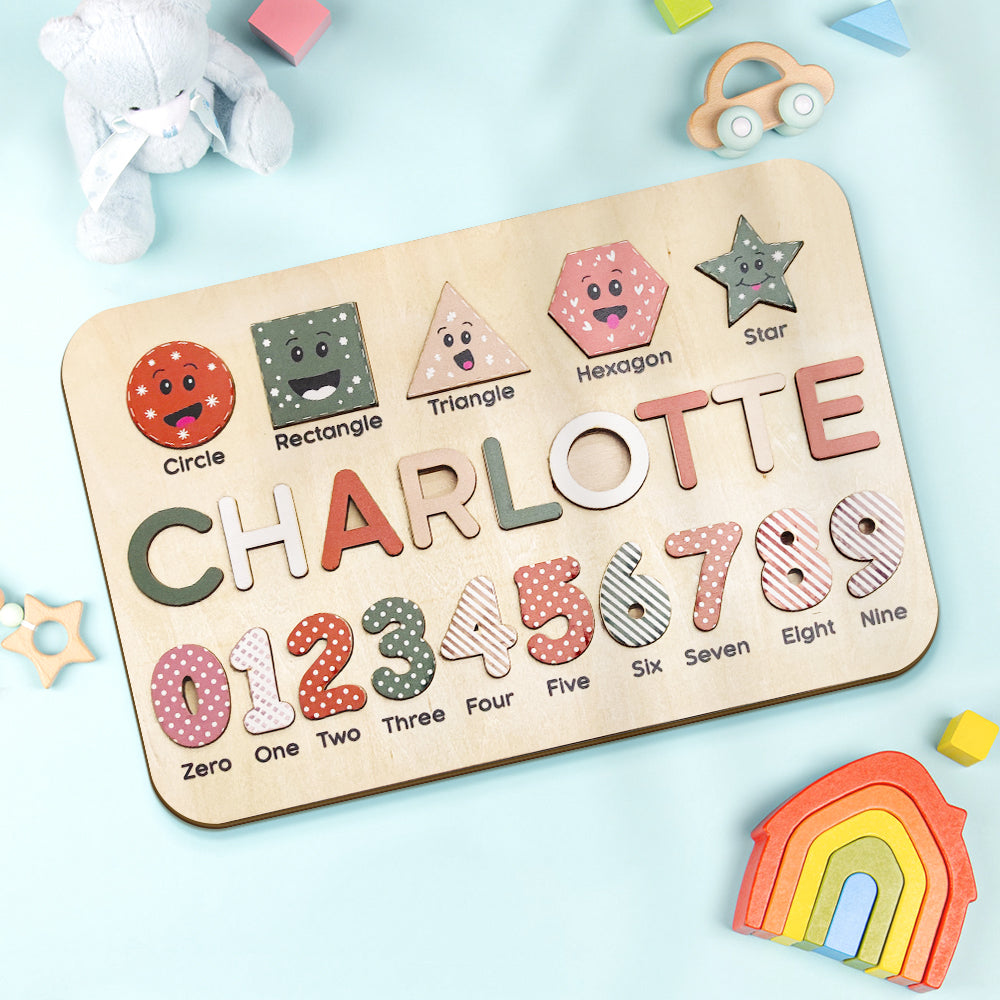 Baby Name Toy - Personalized Kid Name Puzzle