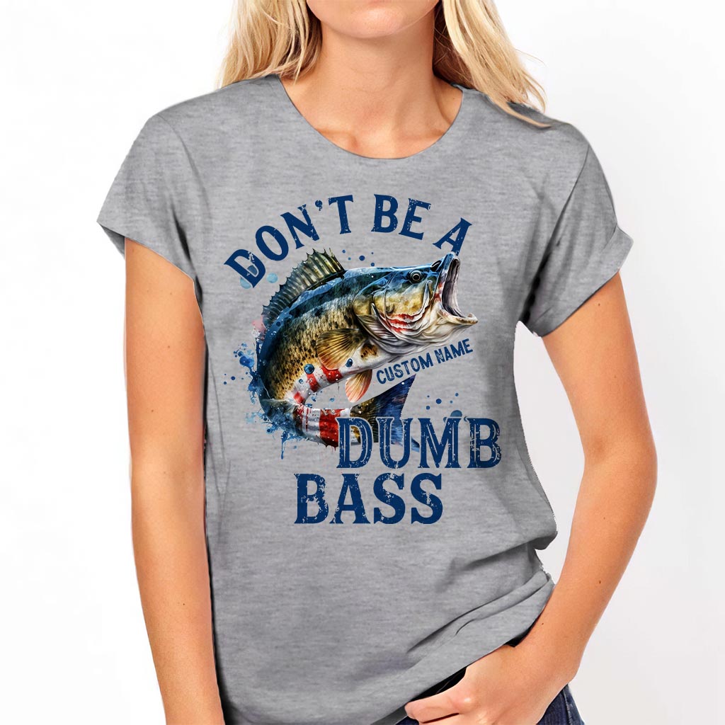 Be A Bad Bass - Personalized Fishing T-shirt and Hoodie
