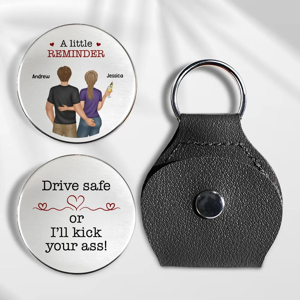Personalized Pocket Hug Keepsake Token, Drive Safe Reminder for Him, Funny Love Gift for Boyfriend or Husband