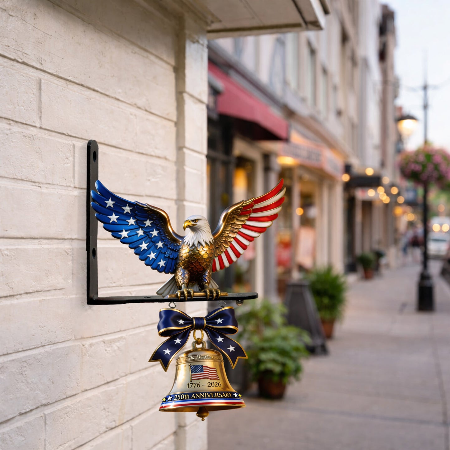 250 Years Of America - Personalized Patriot Wooden Wall Mount Sign