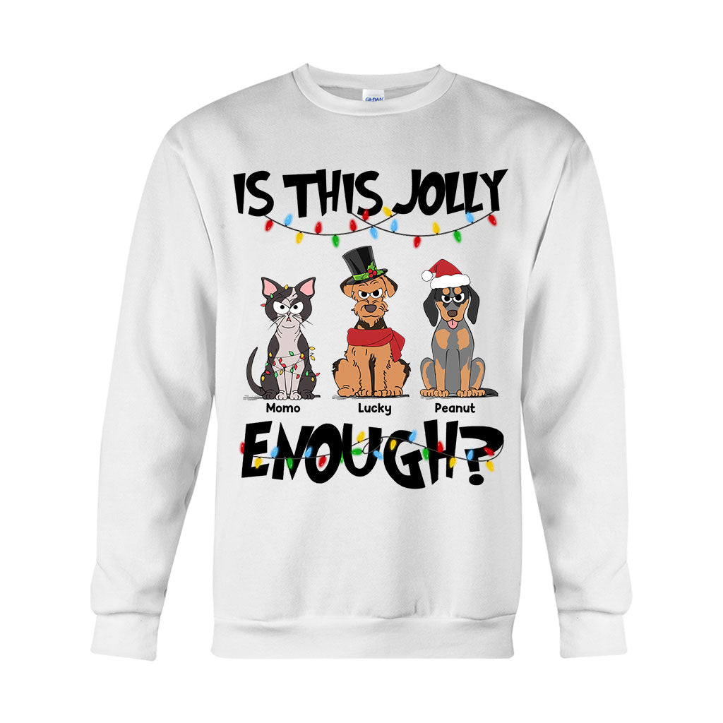 Is This Jolly Enough - Personalized Dog T-shirt And Hoodie