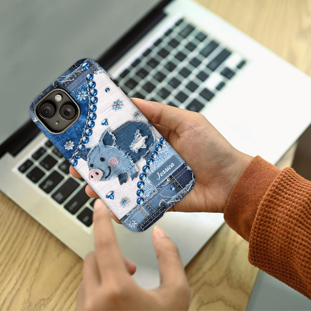 Cute Pig - Personalized Pig Lover Full Print Phone Case