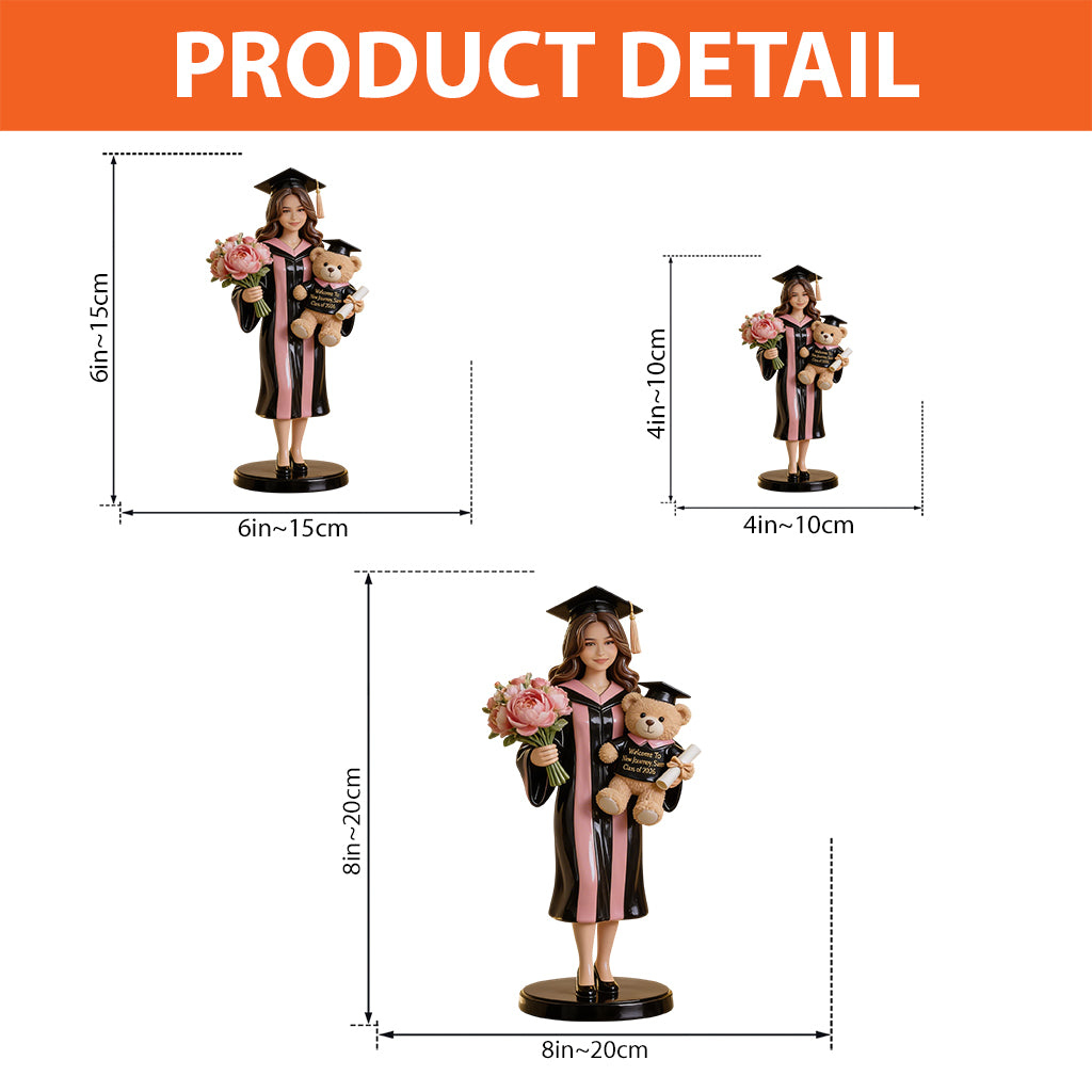 Happy Graduation Gift - Personalized Graduation Custom Shaped Acrylic Plaque