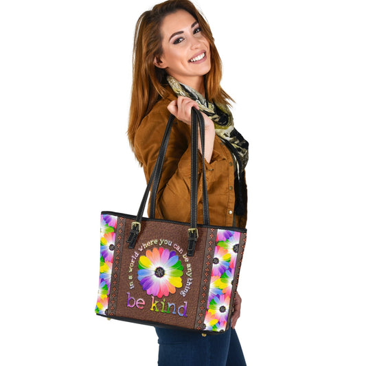 Be Kind Autism Awareness Leather Bag 0622