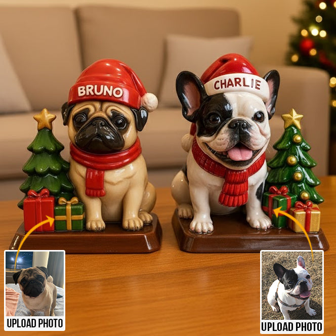 Dog Christmas - Personalized Dog Custom Shaped Acrylic Plaque