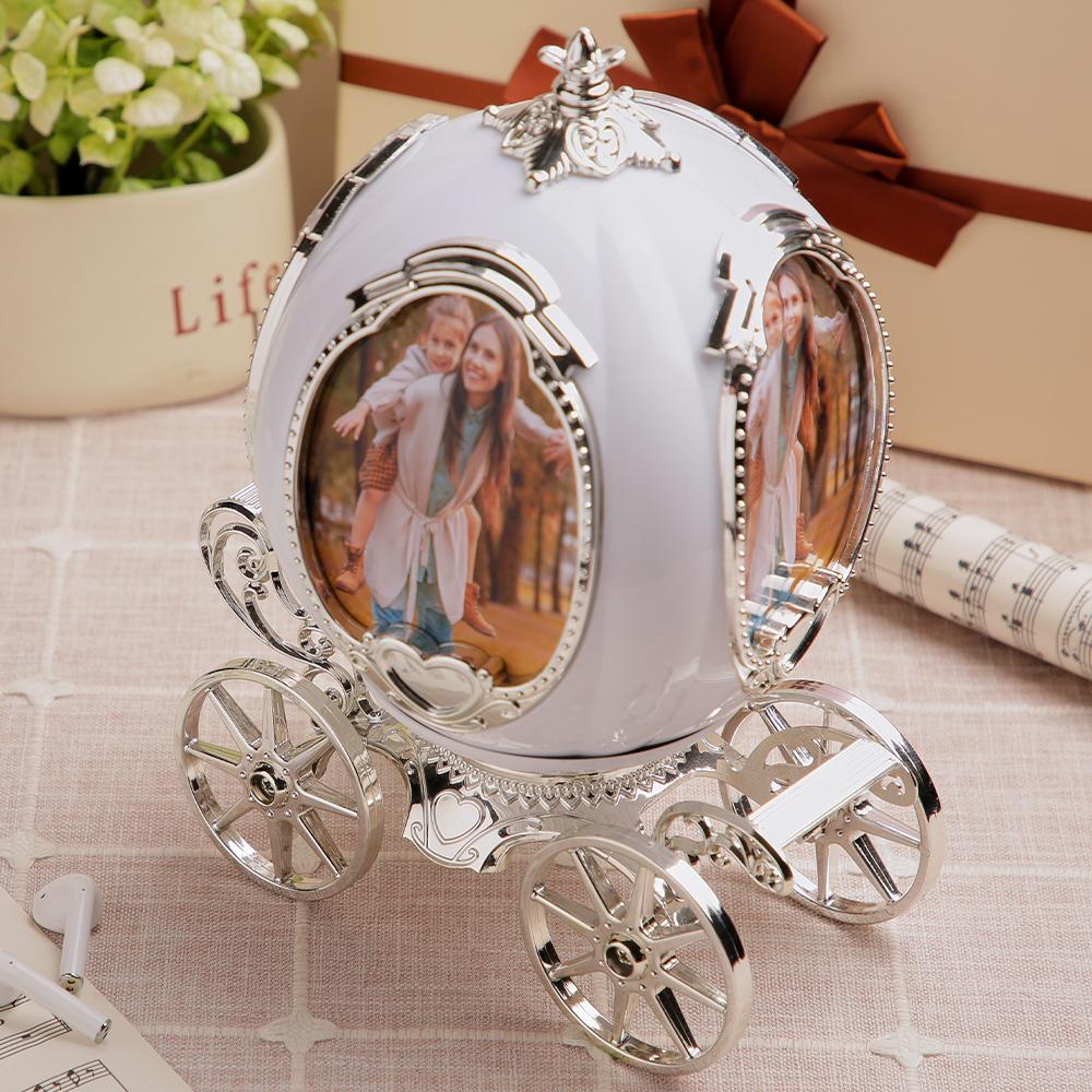 Any Photo - Personalized Photo Frame Carriage Music Box