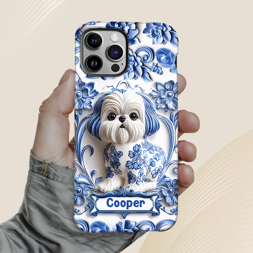 Cute Dog - Personalized Dog Full Print Phone Case