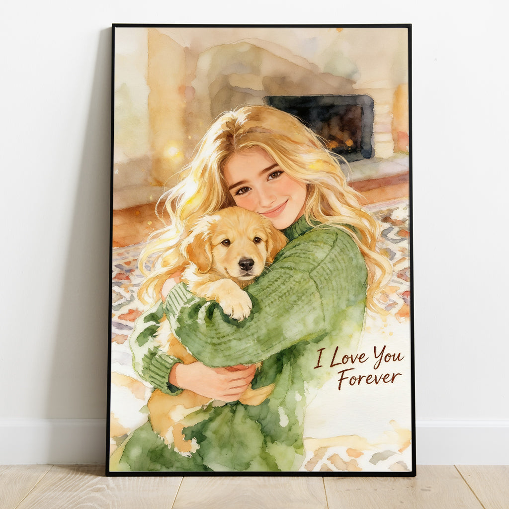 Custom Any Photo - Personalized Dog Canvas And Poster