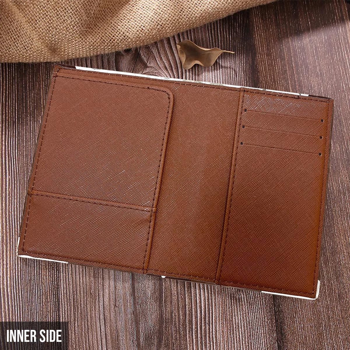 Adventure Awaits - Personalized Travelling Leather Luggage Tag & Passport Holder