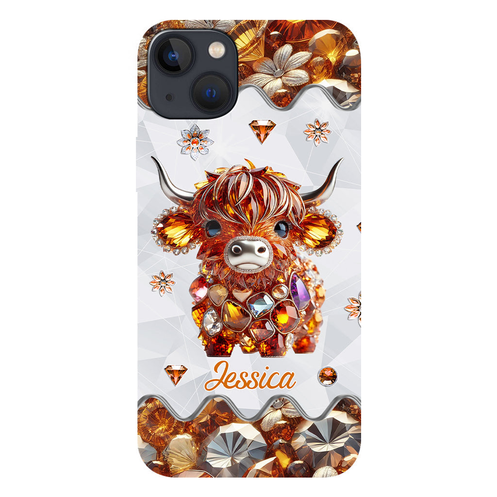 Just A Girl Who Loves Highland Cows - Personalized Full Print Phone Case