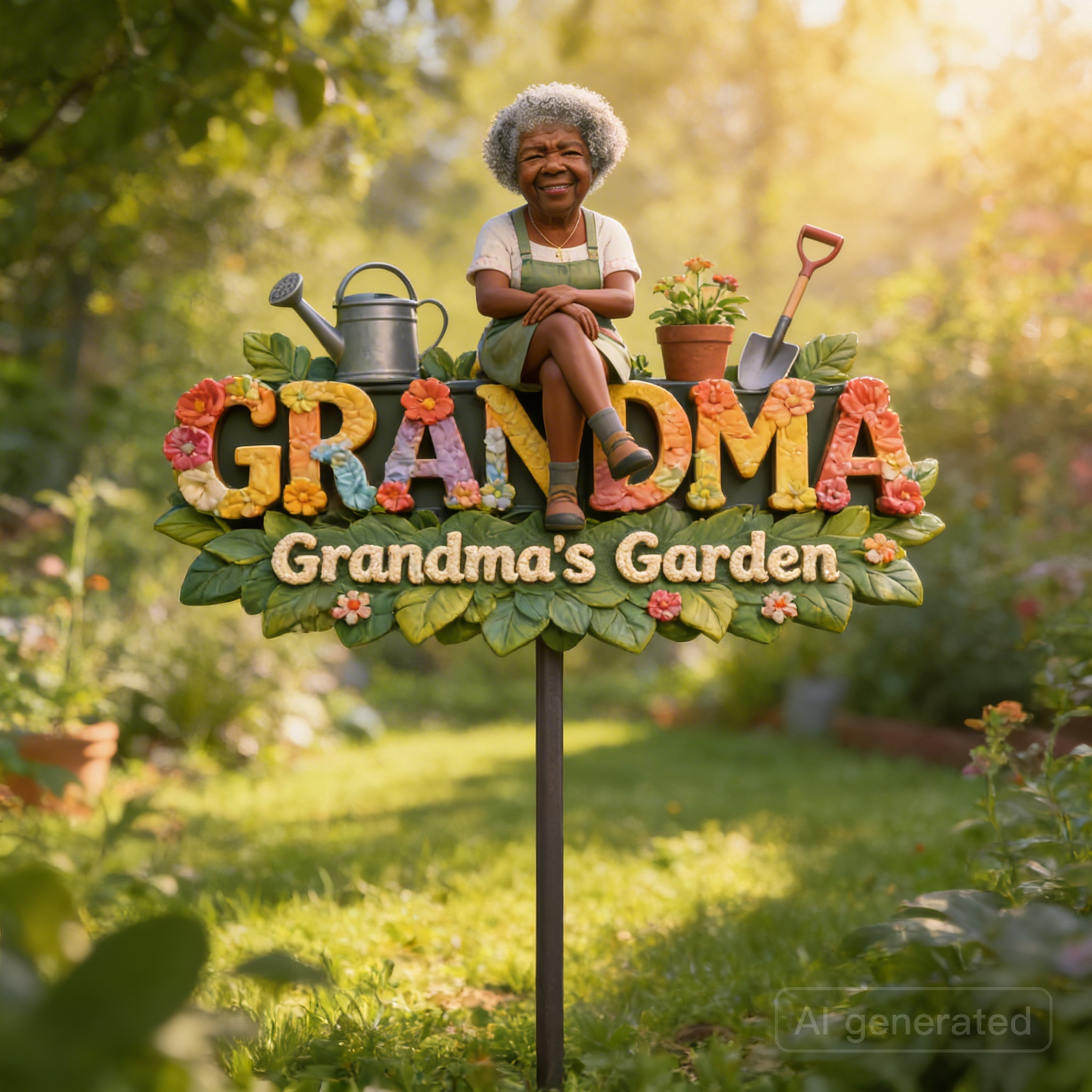 Gardening Lovers Gift - Personalized Gardening Acrylic Garden Sign/ Acrylic Plaque Sign