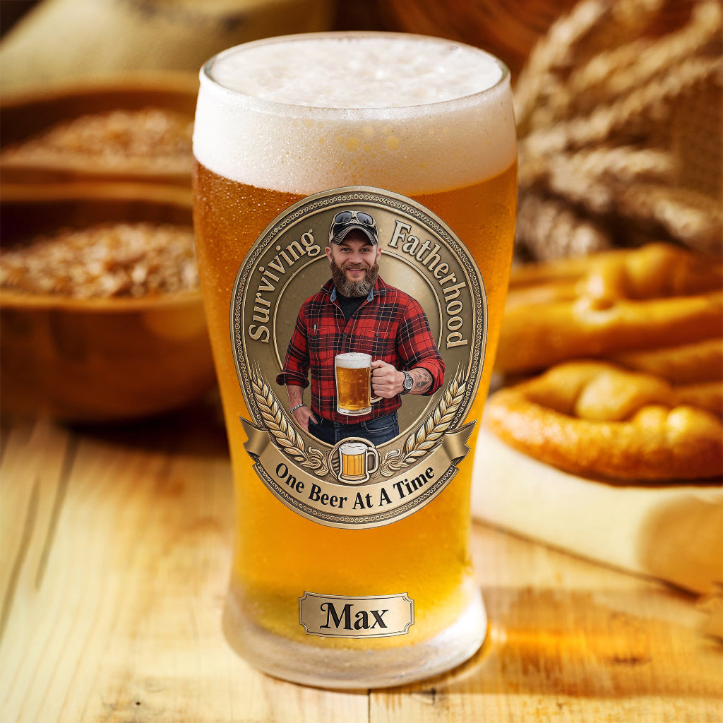 Dad Fuel - Personalized Father Beer Pint