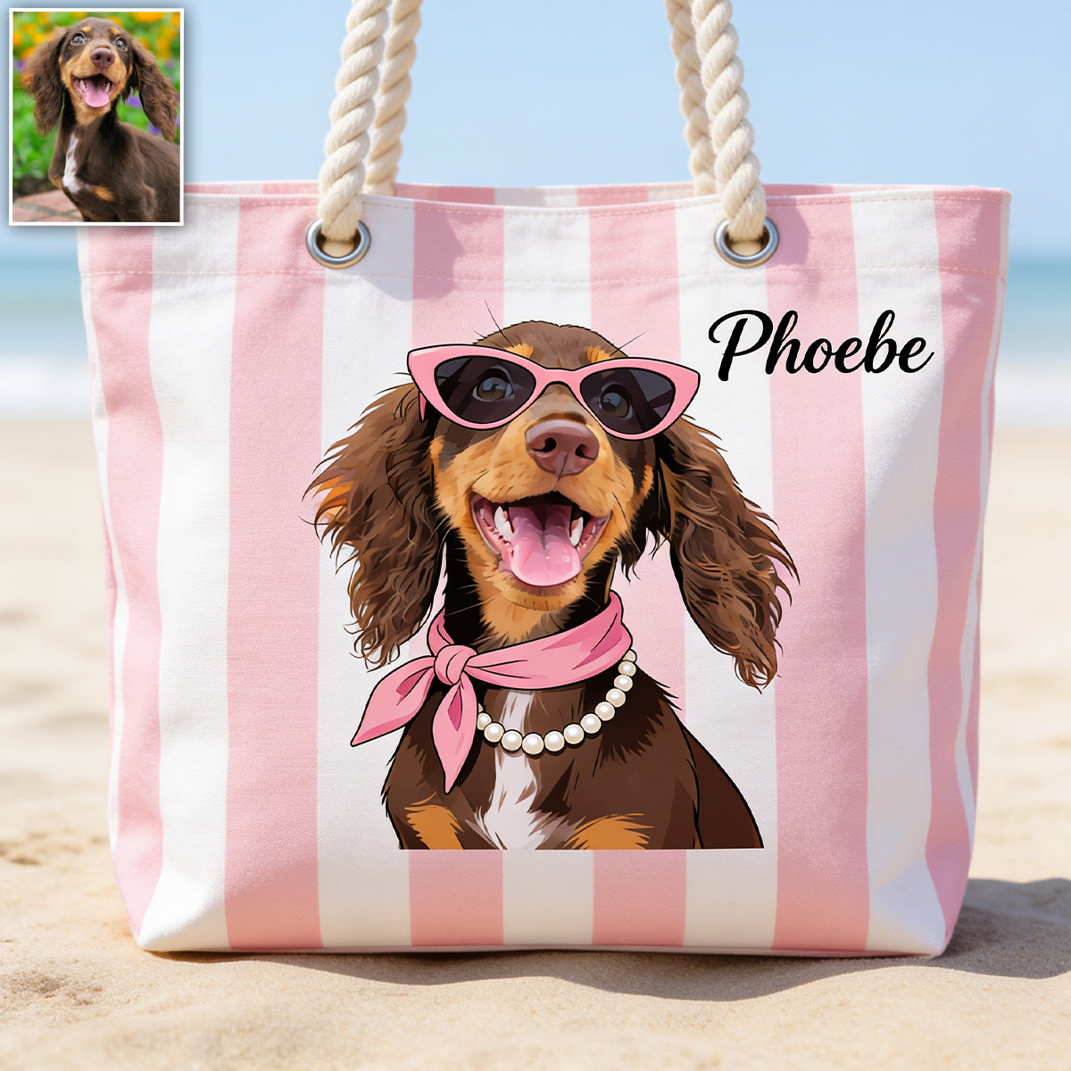 Beachside Barkers - Personalized Dog Beach Bag