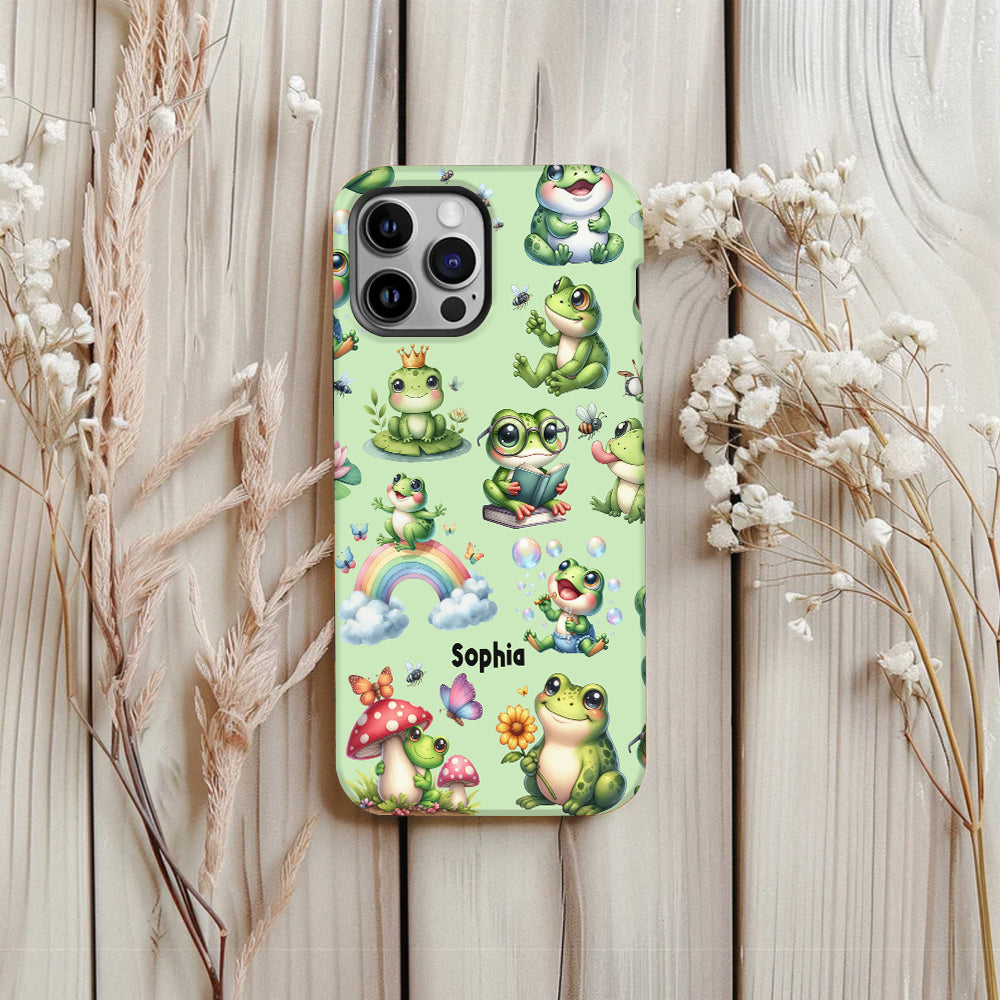 Just A Girl Who Loves Frogs - Personalized Frog Full Print Phone Case