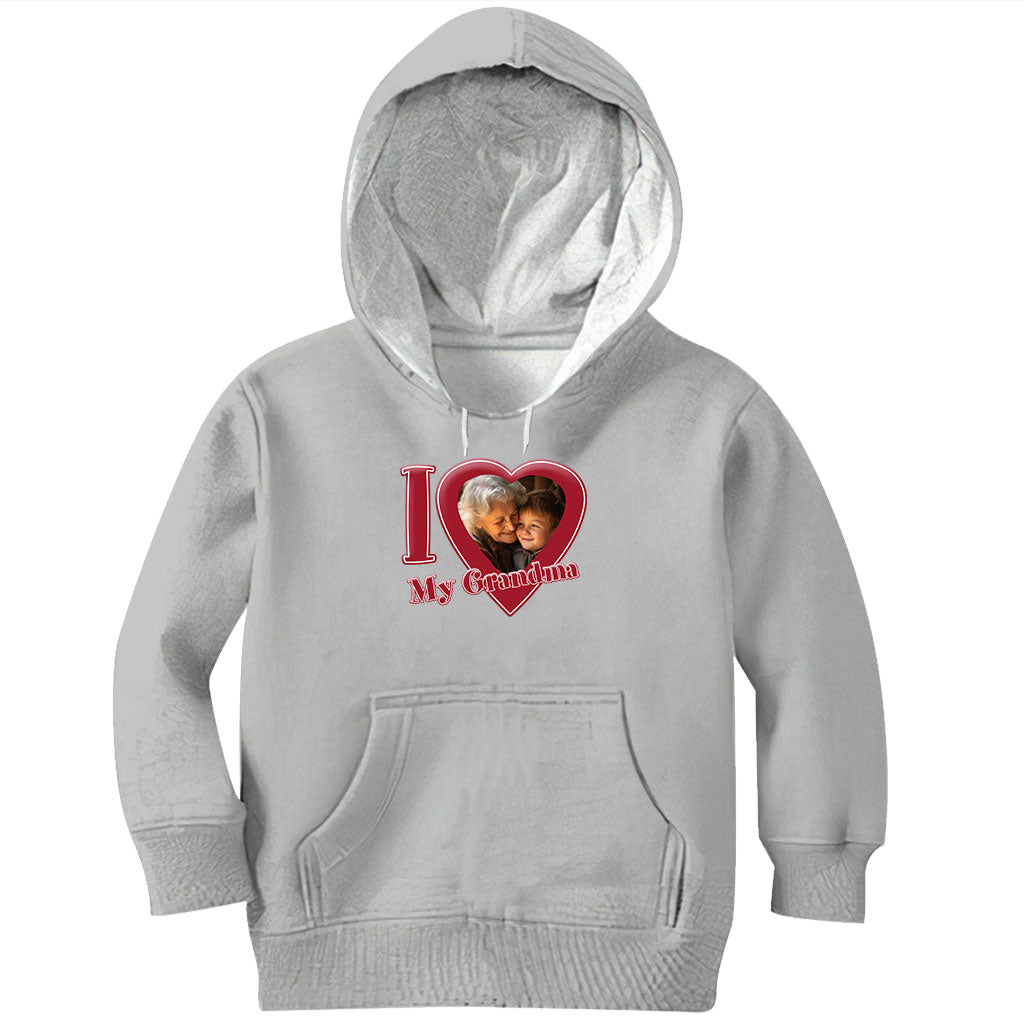 I Love My Grandma/ Nana/ Mommy.... - Personalized Grandma T-shirt And Hoodie