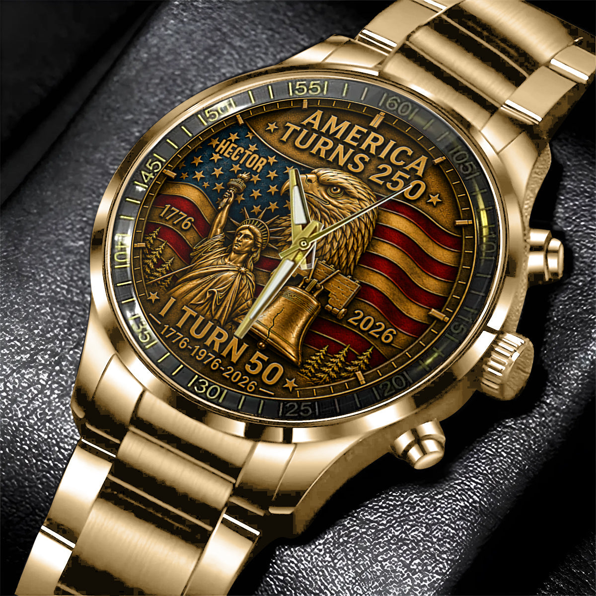 250 Anniversary - Personalized Birthday Hand Watch