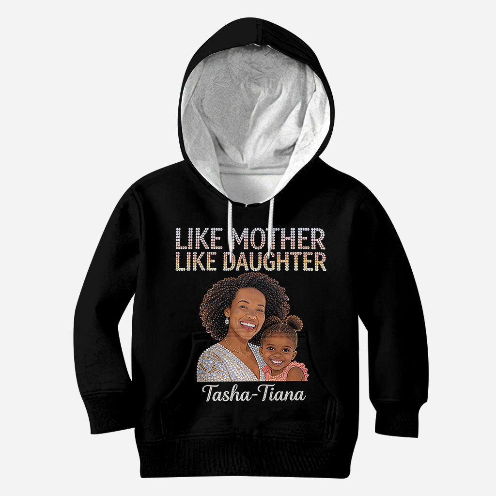 Like Mother Like Daughter - Personalized Mother All Over Shirt