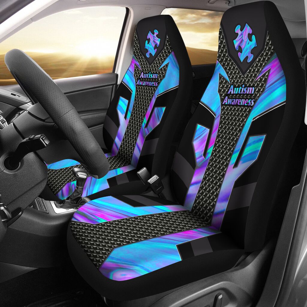 Accept Understand Love Autism Awareness Seat Covers 0622