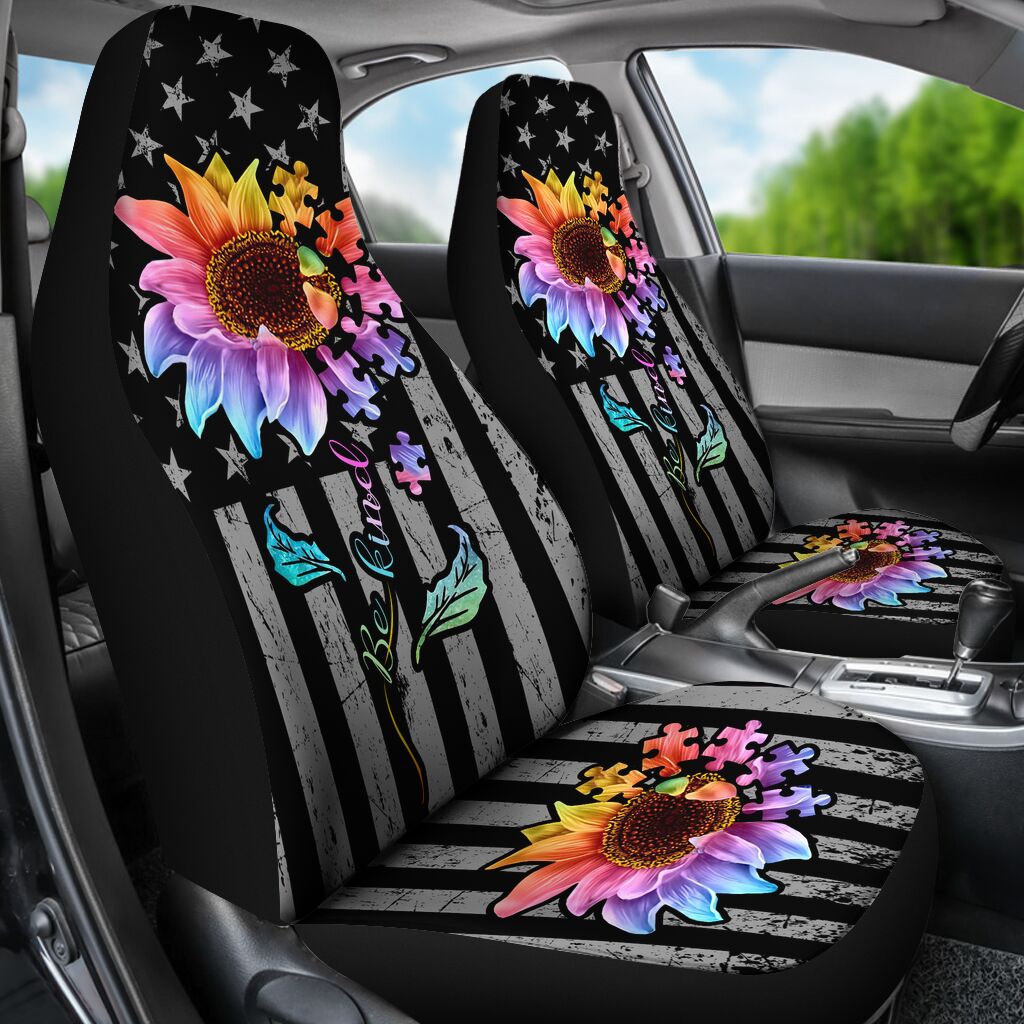Be Kind Autism Autism Awareness Seat Covers 0622
