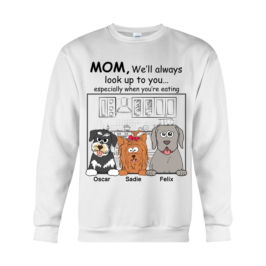I'll Always Look Up To You - Personalized Dog T-shirt And Hoodie