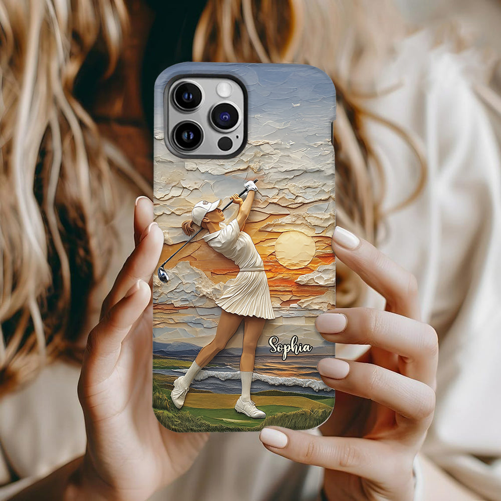 Golf Is My Life - Personalized Golf Full Print Phone Case