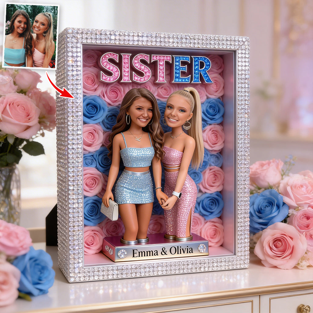 Custom Any Photo, Any Title - Personalized Sibling Custom Shaped Acrylic Plaque
