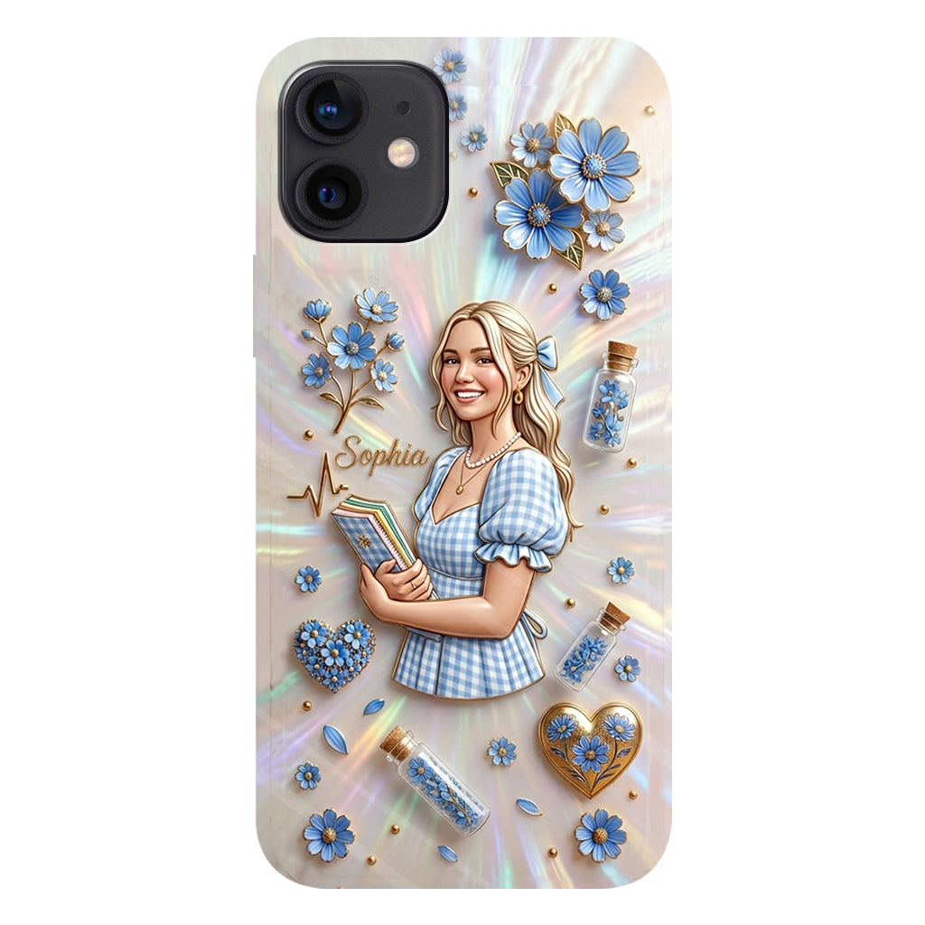 Floral Aesthetic - Personalized Flower Lover Full Print Phone Case
