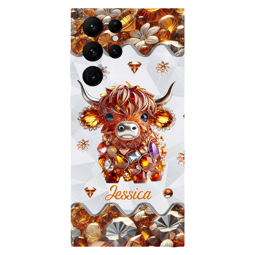 Just A Girl Who Loves Highland Cows - Personalized Full Print Phone Case