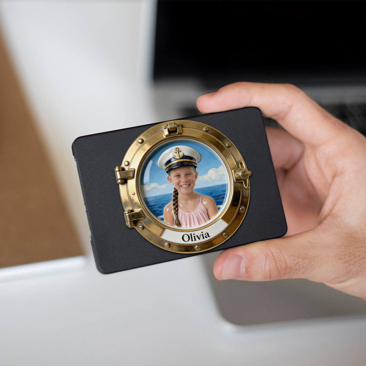 Cruise Door Magnet Captain - Personalized Cruising Magnet